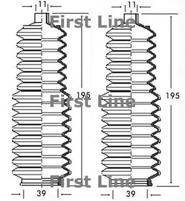 FIRST LINE fsg3051 -  Пыльник, рулевое управление
